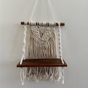 Macrame Wall Hanging Shelf